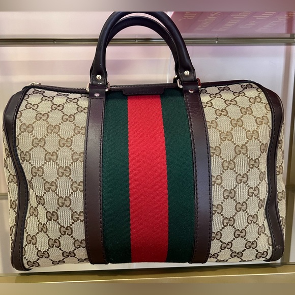 Gucci Boston bag - canvas medium - Picture 14 of 16